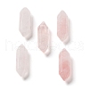 Natural Rose Quartz Double Terminated Pointed Beads G-G012-26-1