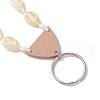 Natural Cowrie Shell Keychains KEYC-JKC01189-4