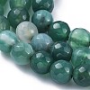 Natural Banded Agate Beads Strands G-G754-01-8mm-4