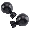 Gorgecraft 2Pcs Iron Round Curtain Rod Finials FIND-GF0002-96A-1