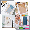 BENECREAT 8Pcs 2 Styles Transparent PVC Plastic Self-Adhesive Bags ABAG-BC0001-36-7