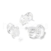 Natural Quartz Crystal Carved Half Hole Beads G-K367-02F-1