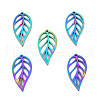 Ion Plating(IP) 201 Stainless Steel Pendants STAS-N098-113M-2