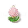 Glass Seed Beads Pendants PALLOY-MZ00592-03-1