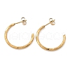 304 Stainless Steel C-Shaped Stud Earrings EJEW-R017-04G-02-3