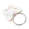 6Pcs 6 Style Printed Acrylic Butterfly Keychains KEYC-JKC01239-5
