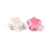Plating Opaque Acrylic Beads MACR-K361-04-2