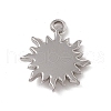 Non-Tarnish 304 Stainless Steel Pendants STAS-P316-20P-2