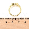 Brass Micro Pave Cubic Zirconia Cuff Rings for Women RJEW-F181-09G-7