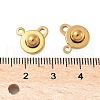 304 Stainless Steel Snap Clasps STAS-K212-02G-3