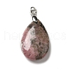 Natural Rhodonite Pendants G-H286-04P-04-3