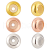   6Pcs 3 Colors 925 Sterling Silver Beads STER-PH0002-03-1
