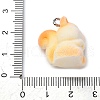 Flocky Animal Resin Pendants FIND-S001-06O-3