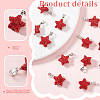   12Pcs Polymer Clay Rhinestone Pendants RB-PH0001-56-4