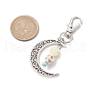 Skull Synthetic Turquoise & Resin Pendants Decorations HJEW-JM01971-03-2