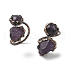 Natural Amethyst Rings RJEW-B122-04R-06-4
