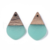 Resin & Walnut Wood Pendants RESI-S358-23B-2