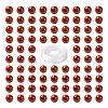 100Pcs 8mm Grade AA Natural Red Jasper Round Beads DIY-LS0002-31-2