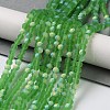 Transparent Glass Beads Strands EGLA-A034-T4mm-MB11-2