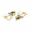 Rack Plating Alloy Enamel Pendants FIND-G054-14LG-02-2