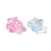 UV Plating Opaque Acrylic Beads MACR-K361-07-4