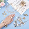   Natural Shell & Alloy Starfish Charm Bracelet & Bib Necklace & Adjustable Ring & Dangle Stud Earrings & Aligator Hair Clip & Mini Crossbody Bags SJEW-PH0001-11-5