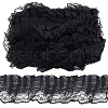 HOBBIESAY 20M Polyester Pleated Lace Trim OCOR-HY0001-20B-1