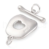 925 Sterling Silver Toggle Clasps STER-U005-08P-2