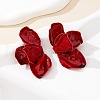 Flower Alloy Enamel Stud Earrings FS-WGBEF20-01-5