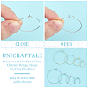 Unicraftale 304 Stainless Steel Wine Glass Charms Rings STAS-UN0002-80-5
