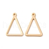 Brass Pendants KK-R223-13G-1