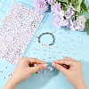 DIY Acrylic Letter Beads Stretch Bracelet Making Kits DIY-YW0011-62-5