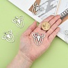 Tarnish Resistant Boy Jewelry 201 Stainless Steel Blank Pendants X-STAS-I032-221-4