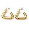 304 Stainless Steel Stud Earrings for Women EJEW-U019-01G-03-1