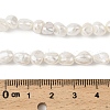 Electroplated Shell Pearl Beads Strands BSHE-M036-02B-4