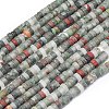 Natural African Bloodstone Beads Strands G-P575-B11-4x2mm-2