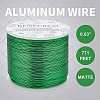 BENECREAT Matte Round Aluminum Wire AW-BC0003-30H-0.8mm-4