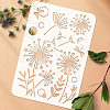 Plastic Drawing Painting Stencils Templates DIY-WH0396-224-3