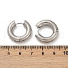 202 Stainless Steel Polishing Hoop Earrings EJEW-M106-02P-03-5