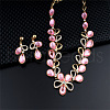 Zinc Alloy Rhinestone Jewelry Sets FS-WG57405-01-3