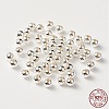 925 Sterling Silver Beads STER-S002-15-3mm-5