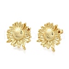 Rack Plating Brass Stud Earring Finding EJEW-H016-39G-2