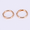 Zinc Alloy Spring Gate Rings PALLOY-WH0071-01B-LG-1