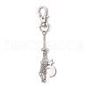 Moon & Star Alloy Swivel Lobster Claw Clasps & Brass Cable Chains AJEW-JB01337-3