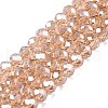 Electroplate Glass Beads Strands EGLA-A044-T6mm-A20-1