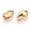 Brass Lobster Claw Clasps X-KK-N254-07G-2