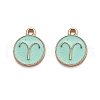 Alloy Enamel Pendants ENAM-S124-01A-15A-1