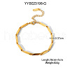 Stainless Steel Link Chain Bracelets & Necklaces Sets for Unisex ED1203-1-4