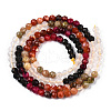Natural Mixed Gemstone Beads Strands G-D080-A01-02-07-2