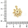 Brass Micro Pave Cubic Zirconia Rotating Pendants KK-M323-01D-G-3